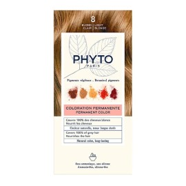 Phyto Phytocolor Light Blonde No8 Μόνιμη Βαφή Μαλλ