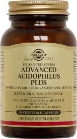 SOLGAR ADVANCED ACIDOPHILUS PLUS 60VCAP