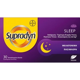 Supradyn Sleep Melatonin Plus Passiflora 30tabs