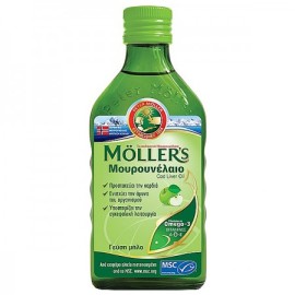 Mollers Cod Liver Oil Apple Μουρουνέλαιο Με Γεύση