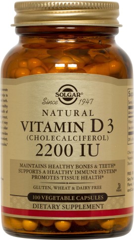 SOLGAR VITAMIN D3 2200 100VCAPS