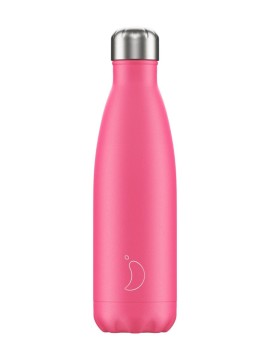 Chillys Neon Edition Pink Μπουκάλι Θερμός Ροζ 500m
