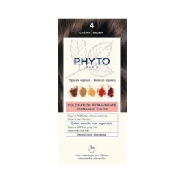 Phyto Phytocolor Νο4 Brown Μόνιμη Βαφή Μαλλιών Καφ