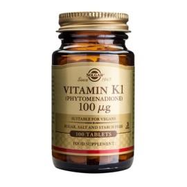 SOLGAR VITAMIN K1 100MCG 100TAB