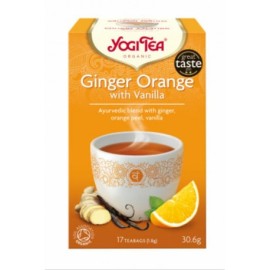 Yogi Tea Ginger Orange 17 Teabags Βιολογικό τσάϊ μ