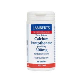 Lamberts Calcium Pantothenate 500mg 60tabs