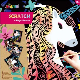 Avenir Scratch Magic Unicorn 1 τεμάχιο