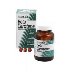 HEALTH AID BETA-CAROTENE NATURAL 15MG CAPSULES 30S