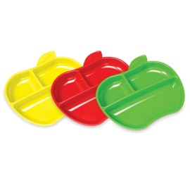 Munchkin Lill Apple Plate Εκπαιδευτικά Πιάτα Φαγη