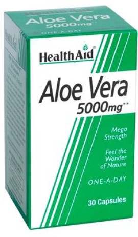 HEALTH AID ALOE VERA 5000MG 30 CAPS