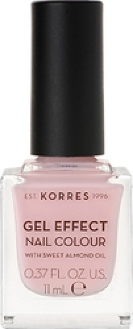 KORRES GEL EFFECT NAIL COLOUR CANDY PINK No 5 11ML