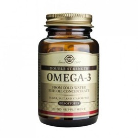 SOLGAR OMEGA-3 DOUBLE STRENGTH SOFTGELS 60S