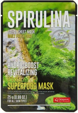 Dermal Sheets Spirulina Facial Sheet Mask Αναζωογό