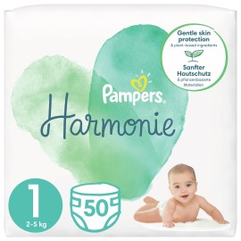 Pampers Harmonie Pants Πάνες Μέγεθος 1 (2-5kgρ) 50