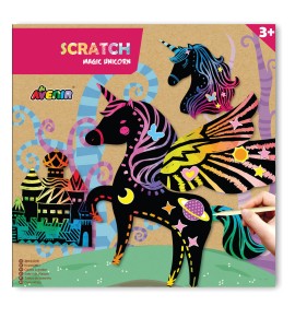 Avenir Scratch Magic Unicorn 1 τεμάχιο