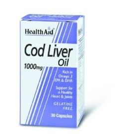HEALTH AID COD LIVER OIL 1000MG VEGETARIAN CAPSULE