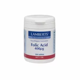 LAMBERTS FOLIC ACID 400MCG 100TABS