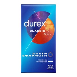 Durex Classic XL Προφυλακτικά Με Ανετη Εφαρμογή 12