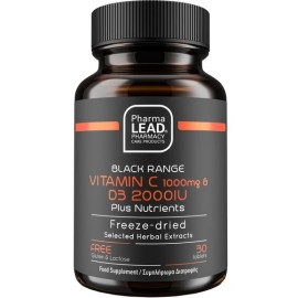 Pharmalead Black Range Vitamin C 1000mg, Vitamin D