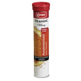 LANES VIT C 135MG  20TABS ΓΕΥΣΗ ΠΟΡΤΟΚΑΛΙ