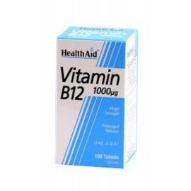 HEALTH AID VITAMIN B12 (CYANOCOBALAMIN) 1000UG PRO