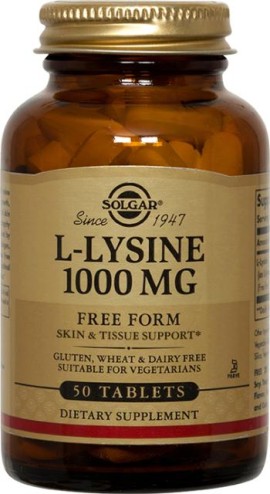 SOLGAR L-LYSINE 1000MG 50VCAP