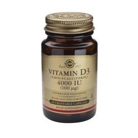 SOLGAR VITAMIN D3 4000 IU 60VEG. CAPS