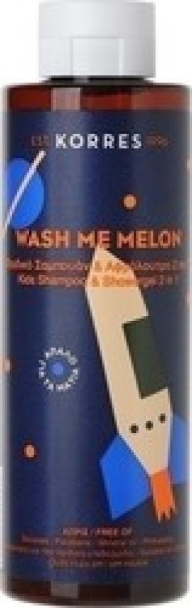 KORRES WASH ME MELON ΠΑΙΔΙΚΟ SHAMPOO ΚΑΙ ΑΦΡΟΛΟΥΤΡ