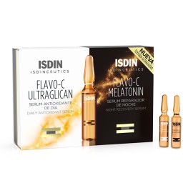 ISDIN FLAVO-C MELATONIN 10AMPSX2ML & ULTRAGLICAN Α