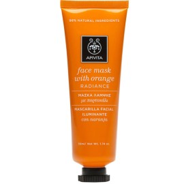 Apivita Face Mask With Orange Μάσκα Λάμψης Με Πορτ