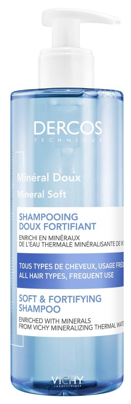 VICHY DERCOS MINERAL SUAVE ΑΠΑΛΟ ΣΑΜΠΟΥΑΝ 400ML