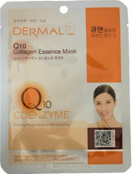 Dermal Q10 Colagen Essence Mask Ενυδάτωση, Επανόρθ