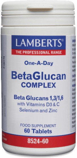 Lamberts Beta Glucan Complex 250mg Συμπλήρωμα Ενίσ