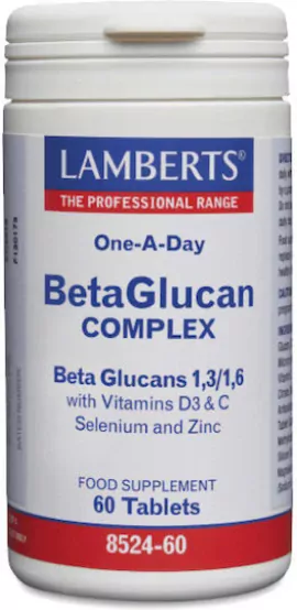 Lamberts Beta Glucan Complex 250mg Συμπλήρωμα Ενίσ