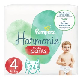 Pampers Harmonie Pants No4 Πάνες Βρακάκι Για 9-15k