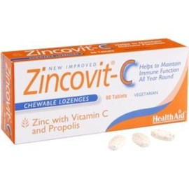 HEALTH AID ZINCOVIT™ C TABLETS 60S-BLISTER