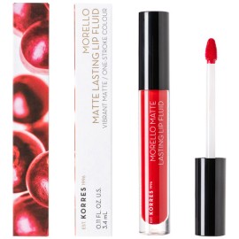 Korres Morello Matte Lasting Lip Fluid Long Lastin