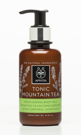 Apivita Tonic Mountain Tea Moisturizing Body Milk