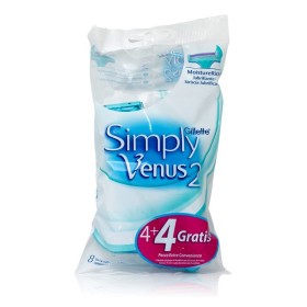 Gillette Simply Venus 2 Ξυραφάκια Μιας Χρήσης 4+4τμχ Δώρο