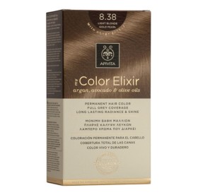 APIVITA MY COLOR ELIXIR ΒΑΦΗ ΜΑΛΛΙΩΝ 8.38 ΞΑΝΘΟ ΑΝΟΙΧΤΟ ΜΕΛΙ ΠΕΡΛΕ