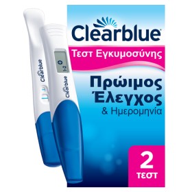 Clearblue Combo Pack 1 Τεστ Εγκυμοσύνης Εξαιρετικά Πρώϊμης Ανίχνευσης