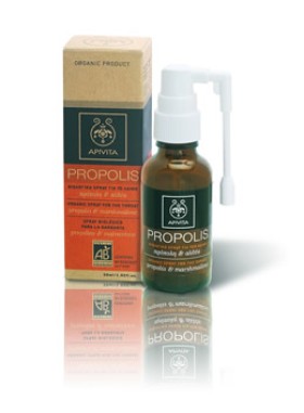 Apivita Propolis Βιολογικό Spray Λαιμού Με Πρόπολη & Αλθέα 30ml