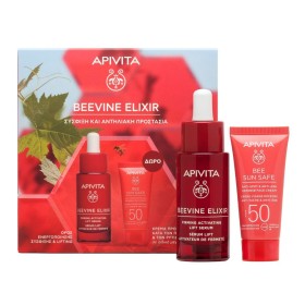 Apivita Promo Pack Beevine Elixir Ορός Για Σύσφιξη & Lifting 30ml & Μίνι Αντηλιακή Κρέμα Προσώπου Κατά Των Πανάδων & Των Ρυτίδων SPF50 15ml