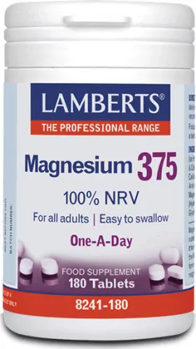 LAMBERTS MAGNESIUM 375MG 180TABS