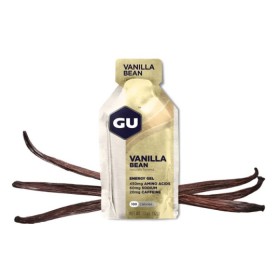 GU Energy Gel Vanilla Bean Carbohydrate Energy Gel With Vanilla Flavor 32gr