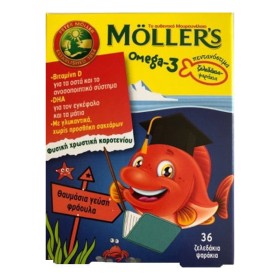 MOLLERS OMEGA-3 FOR CHILDREN 36 STRAWBERRY FLAVOR ICE CREAM