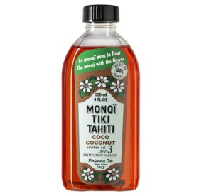 Monoi Tiki Tahiti Coco Coconut Bronzant Spf 3 Sun Tan Oil 120ml