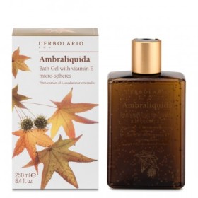 L Erbolario Ambraliquida Shower Gel Αφρόλουτρο Με Μικροσφαιρίδια Βιταμίνης Ε 250ml