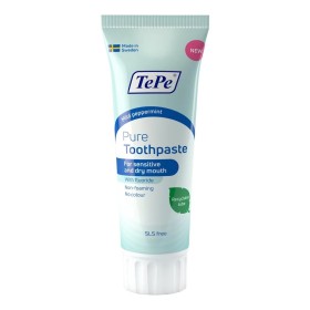 TePe Pure Mild Peppermint Toothpaste Οδοντόκρεμα με Ήπια Γεύση Μέντας για Ευαίσθητο & Ξηρό Στόμα 75ml