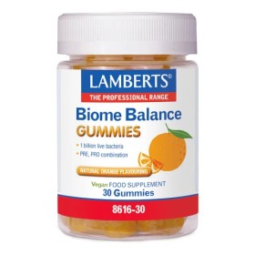 Lamberts Biome Balance Gummies Γεύση Πορτοκάλι 30jelly